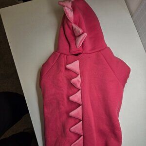 Novogratz Dinosaur Hoodie for Dog - Size Medium Pink